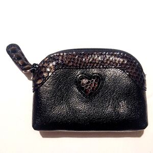 Brighton Leather Coin Trinket Jewelry Purse